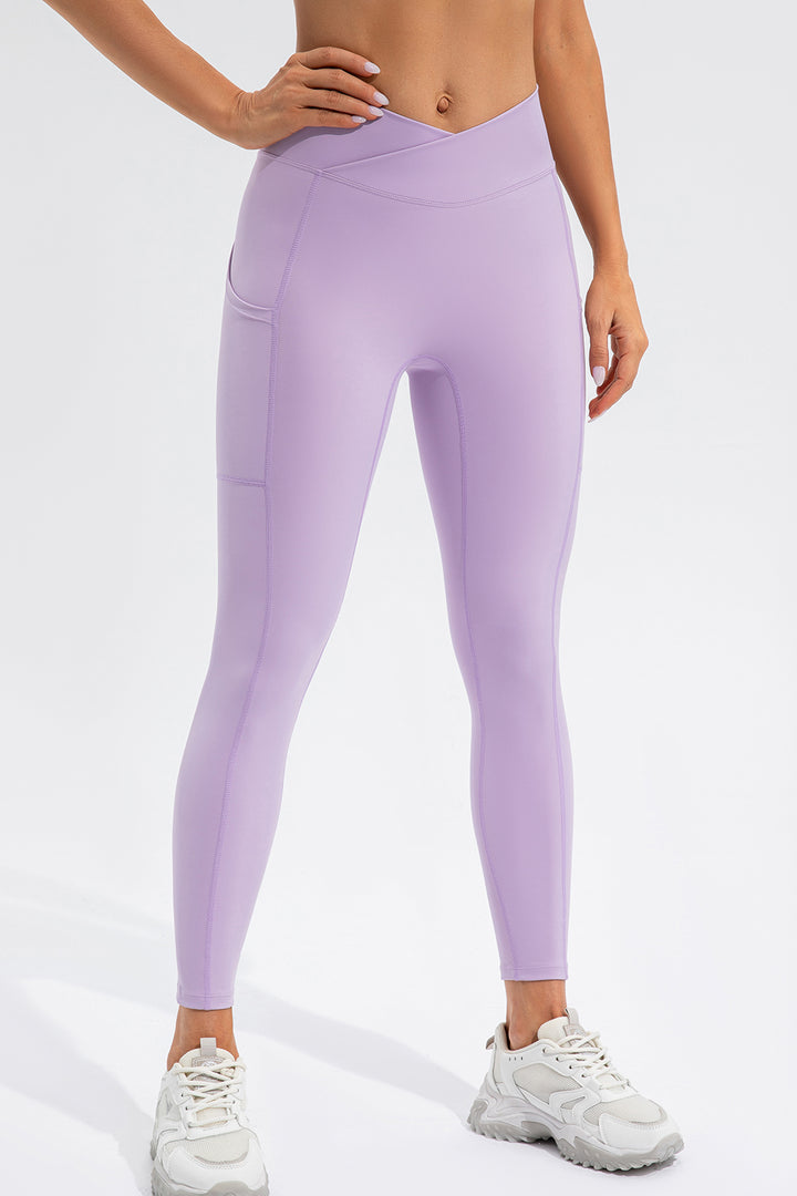 High Waist Active Leggings with Pockets